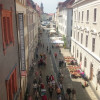 Nejkrásnější ulice Görlitzu z oken jednoho z nejkrásnějších domů.